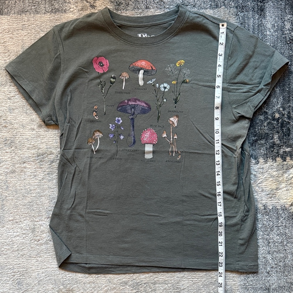 Botanical Mushroom Graphic Tee
